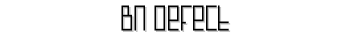 BN Defect font